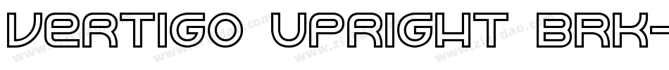 Vertigo Upright BRK字体转换